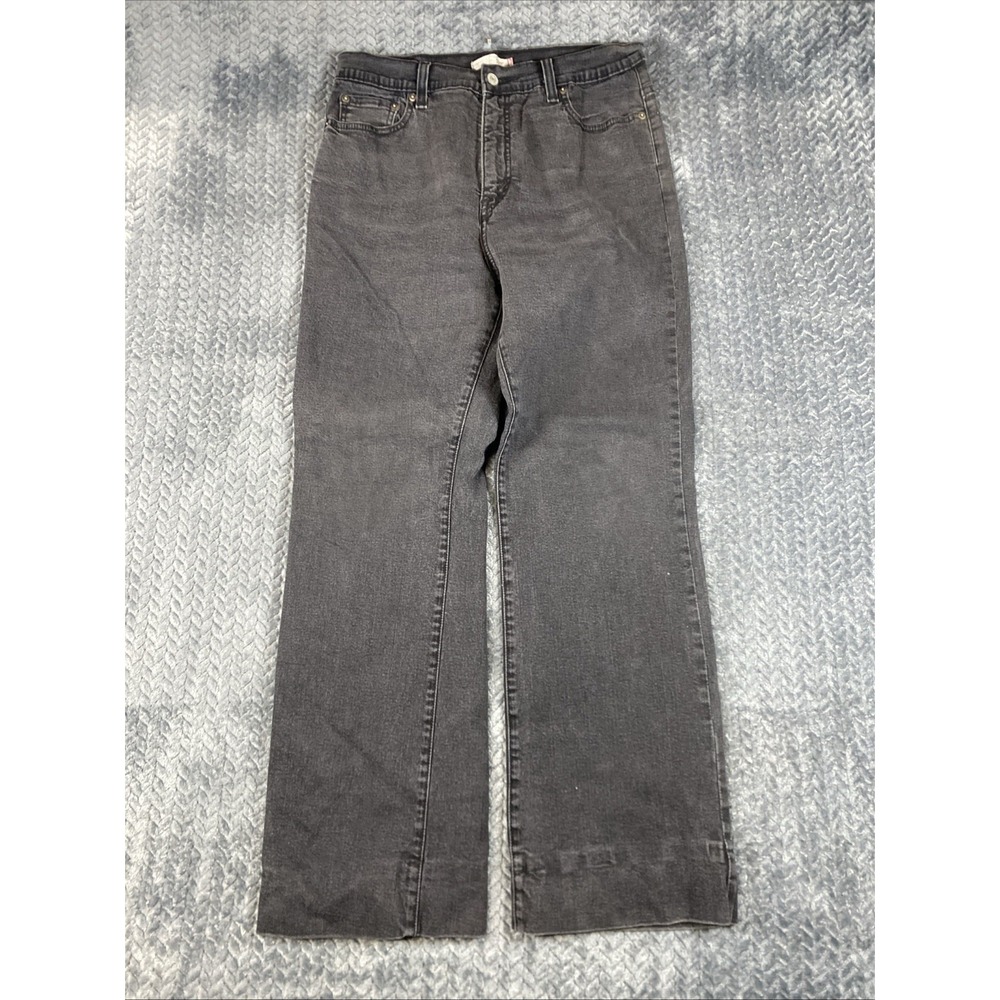Levi's Womens Perfectly Slimmingβ Bootcut 512 Jeans Size 14M Black 5 Pockets